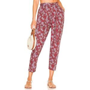 Eberjey Hudson Pants Red Brick and Delphinium Women’s Medium